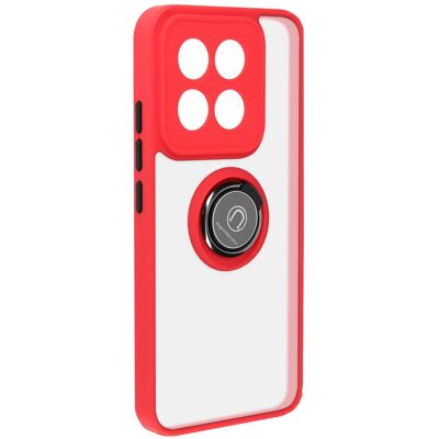 Avizar Red Shockproof Ring Case for Xiaomi 14 - Case Avizar Red Shockproof Ring Case for Xiaomi 14 - Case