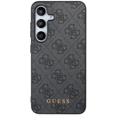 Guess Galaxy S24 Black Hardcase - 4G Metal Gold Logo Guess Galaxy S24 Black Hardcase - 4G Metal Gold Logo