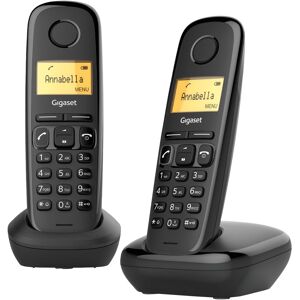 Siemens Gigaset A170 Duo - Two Handsets - Cordless Dect Telephone - Illuminated Graphic Siemens Gigaset A170 Duo - Two Handsets - Cordless Dect Telephone - Illuminated Graphic