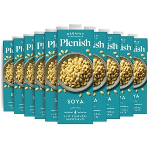 Plenish Organic Unsweetened Soya Milk 1l (Pack Of 8) Plenish Organic Unsweetened Soya Milk 1l (Pack Of 8)