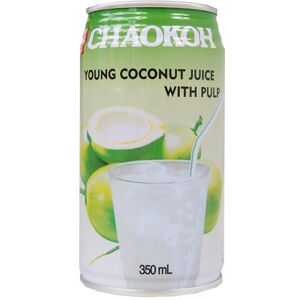 Chaokoh Young Coconut Juice With Pulp - 24 X 350ml Cans Chaokoh Young Coconut Juice With Pulp - 24 X 350ml Cans