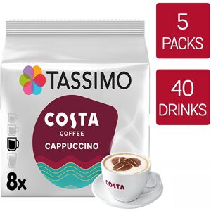 Tassimo Coffee Pods Costa Cappuccino 5 Packs (40 Drinks) Tassimo Coffee Pods Costa Cappuccino 5 Packs (40 Drinks)