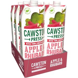 Cawston Press Apple & Rhubarb Pressed Juice 1l (Pack Of 6) Cawston Press Apple & Rhubarb Pressed Juice 1l (Pack Of 6)