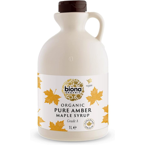 Windmill Organics Biona Organic Canadian Maple Syrup 1l - Amber Grade A - Pure & Delicious Windmill Organics Biona Organic Canadian Maple Syrup 1l - Amber Grade A - Pure & Delicious