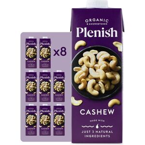 Plenish Organic Unsweetened Cashew Milk 1l (Pack Of 8) Plenish Organic Unsweetened Cashew Milk 1l (Pack Of 8)