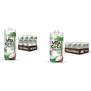 Vita Coco Pressed Coconut Water Variety Pack – 6 X 1l & 12 X 330ml Packs, Nat Vita Coco Pressed Coconut Water Variety Pack – 6 X 1l & 12 X 330ml Packs, Nat