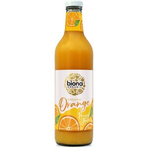 Biona Organic Orange Juice 750ml, Pack Of 6 - Immediately Pressed After Harvest Biona Organic Orange Juice 750ml, Pack Of 6 - Immediately Pressed After Harvest