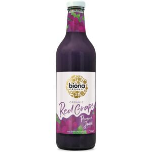 Biona Organic Red Grape Juice 750ml, Pack Of 6 - Immediately Pressed After Harv Biona Organic Red Grape Juice 750ml, Pack Of 6 - Immediately Pressed After Harv