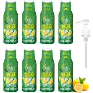 8 Pack - Fruttamax Sugar-Free Green Tea Syrup – 50% Real Fruit Low-Calorie 8 Pack - Fruttamax Sugar-Free Green Tea Syrup – 50% Real Fruit Low-Calorie
