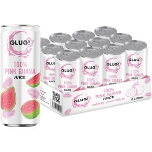 Glug! 100% Pink Guava Fruit Juice, Healthy Juice Drink With No Added Sugar (12x Glug! 100% Pink Guava Fruit Juice, Healthy Juice Drink With No Added Sugar (12x
