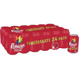 Rubicon 24 Pack Sparkling Pomegranate Flavoured Fizzy Drink With Real Fruit Jui Rubicon 24 Pack Sparkling Pomegranate Flavoured Fizzy Drink With Real Fruit Jui