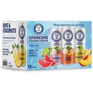 Thirsty Buddha Sparkling Coconut Water Peach Mango Pineapple Drink Pack 12x330ml Thirsty Buddha Sparkling Coconut Water Peach Mango Pineapple Drink Pack 12x330ml