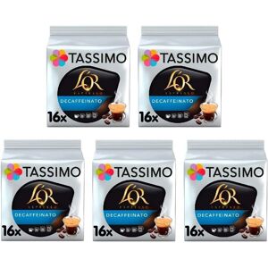 Tassimo L'Or Espresso Decaffeinato Coffee Pods X16 (Pack Of 5, Total 80 Drinks) Tassimo L'Or Espresso Decaffeinato Coffee Pods X16 (Pack Of 5, Total 80 Drinks)