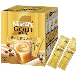 Nescafé Nescafe Gold Blend Cafe Latte Instant Coffee Regular Soluble 100 Sticks Japan Nescafé Nescafe Gold Blend Cafe Latte Instant Coffee Regular Soluble 100 Sticks Japan