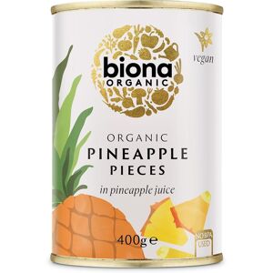 Biona Organic Pineapple Pieces In Pineapple Juice, 6 X 400g Biona Organic Pineapple Pieces In Pineapple Juice, 6 X 400g