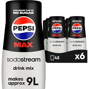 Sodastream Flavours Pepsi Max Sparkling Drink Mix, Soda & Fizzy Drink Maker Concentrate, D Sodastream Flavours Pepsi Max Sparkling Drink Mix, Soda & Fizzy Drink Maker Concentrate, D