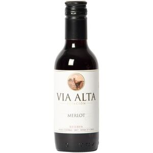 Via Alta Merlot 24 X 18.7cl Rich Concentrated Red Wine Central Valley Merlot Via Alta Merlot 24 X 18.7cl Rich Concentrated Red Wine Central Valley Merlot