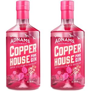 Adnams Copper House Pink Gin 40% Abv 2 X 70cl Bottles - Raspberry-Infused Gin Adnams Copper House Pink Gin 40% Abv 2 X 70cl Bottles - Raspberry-Infused Gin
