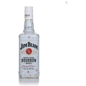Jim Beam White Bourbon Whiskey 70cl 40% Abv, Limited Edition White Bottle. White Jim Beam White Bourbon Whiskey 70cl 40% Abv, Limited Edition White Bottle. White