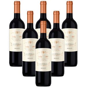 I Castelli Merlot Igt 75cl Red Wine Italy Raspberry & Huckleberry (Case Of 6) I Castelli Merlot Igt 75cl Red Wine Italy Raspberry & Huckleberry (Case Of 6)