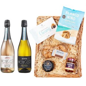 Adnams Wine Hamper With Prosecco & Rosé 10.5% Luxury Gourmet Gift Adnams Wine Hamper With Prosecco & Rosé 10.5% Luxury Gourmet Gift