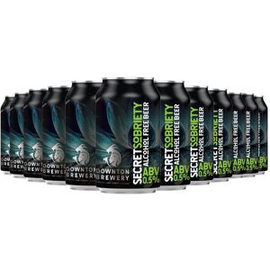 Downton Brewery Secret Sobriety 0.5% Abv Pale Ale 12 X 440ml Alcohol-Free Beer Downton Brewery Secret Sobriety 0.5% Abv Pale Ale 12 X 440ml Alcohol-Free Beer