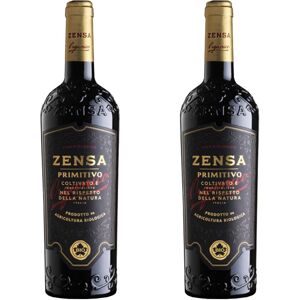Zensa Organic Primitivo 2 X 75cl 14% Abv Full-Bodied Italian Red Wine Zensa Organic Primitivo 2 X 75cl 14% Abv Full-Bodied Italian Red Wine