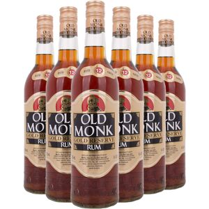 Old Monk - Gold Reserve Indian - 12 Year Old Rum 42.8% Abv 6 X 75cl Bottle Old Monk - Gold Reserve Indian - 12 Year Old Rum 42.8% Abv 6 X 75cl Bottle