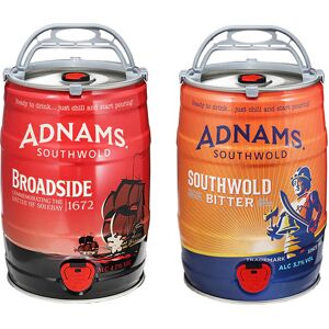 Adnams Mini Keg Pair – Broadside 4.7% & Southwold Bitter 3.7% – 2 X 5l Mini Kegs Adnams Mini Keg Pair – Broadside 4.7% & Southwold Bitter 3.7% – 2 X 5l Mini Kegs