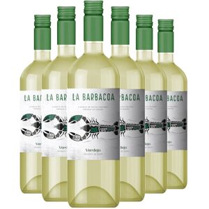 La Barbacoa Verdejo Spanish White Wine 6 X 75cl 12% Abv Vino De España La Barbacoa Verdejo Spanish White Wine 6 X 75cl 12% Abv Vino De España