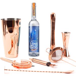 Adnams Longshore Vodka Cocktail Bundle 40% Abv 70cl + Copper Bar Kit Adnams Longshore Vodka Cocktail Bundle 40% Abv 70cl + Copper Bar Kit