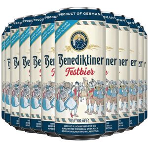 Benediktiner Festbier 5.8% Abv Pale Lager German Beer 12 X 500ml Cans Benediktiner Festbier 5.8% Abv Pale Lager German Beer 12 X 500ml Cans