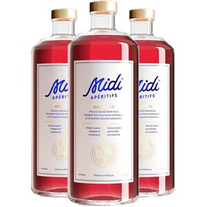 Midi Aperitifs Classic Red 3 X 70cl 21% Abv Juicy Mediterranean Aperitif Midi Aperitifs Classic Red 3 X 70cl 21% Abv Juicy Mediterranean Aperitif