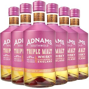 Adnams Triple Malt Whisky 47% Abv 6 X 70cl Bottles - English Triple Malt Adnams Triple Malt Whisky 47% Abv 6 X 70cl Bottles - English Triple Malt