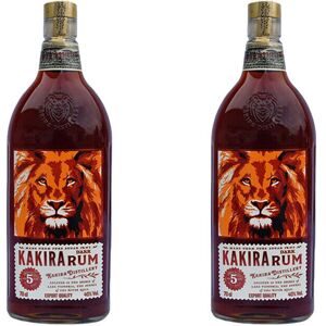 Kakira African Dark Rum 5 Year Old 2 X 70cl 40% Abv Handcrafted In Uganda Kakira African Dark Rum 5 Year Old 2 X 70cl 40% Abv Handcrafted In Uganda