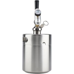 2l Mini Stainless Steel Keg With Faucet Pressurized Home Brewing Craft Beer 2l Mini Stainless Steel Keg With Faucet Pressurized Home Brewing Craft Beer