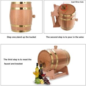 5l Vintage Wood Oak Timber Wine Barrel For Beer Whiskey Rum Port Sg 5l Vintage Wood Oak Timber Wine Barrel For Beer Whiskey Rum Port Sg