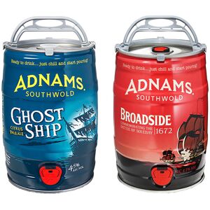 Adnams Mini Keg Pair – Ghost Ship 4.5% & Broadside 4.7% – 2 X 5l Mini Kegs Adnams Mini Keg Pair – Ghost Ship 4.5% & Broadside 4.7% – 2 X 5l Mini Kegs