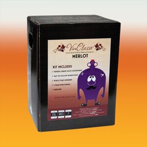 Vinclasse Merlot 23 Litre - 30 Bottle - 7 Day Home Brew Red Wine Ingredient Kit Vinclasse Merlot 23 Litre - 30 Bottle - 7 Day Home Brew Red Wine Ingredient Kit