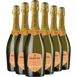 Filipetti Extra Dry Prosecco Doc 6 X 75cl 11% Abv Italian Sparkling Filipetti Extra Dry Prosecco Doc 6 X 75cl 11% Abv Italian Sparkling