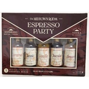 The Midtown Room Midtown Room Espresso Party Cocktail Mixer Gift Set 5 X 70ml Just Add Vodka The Midtown Room Midtown Room Espresso Party Cocktail Mixer Gift Set 5 X 70ml Just Add Vodka