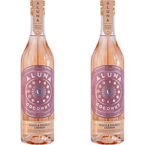 Aluna Peach & Pomelo Liqueur – 25% Abv – 2x50cl – Caribbean Rum With White Peach Aluna Peach & Pomelo Liqueur – 25% Abv – 2x50cl – Caribbean Rum With White Peach