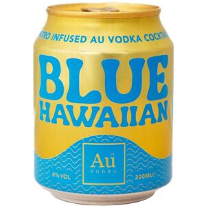 Au Vodka Blue Hawaiian Cocktail 12 X 200ml Can Au Vodka Blue Hawaiian Cocktail 12 X 200ml Can