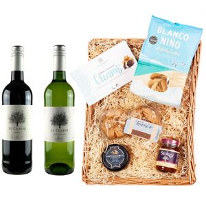 Le Charme Wine Hamper With Sauvignon Blanc & Merlot Luxury Gift Set Le Charme Wine Hamper With Sauvignon Blanc & Merlot Luxury Gift Set