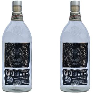 Kakira African Silver Rum 5yr Aged 2 X 70cl 40% Abv Handcrafted In Uganda Kakira African Silver Rum 5yr Aged 2 X 70cl 40% Abv Handcrafted In Uganda