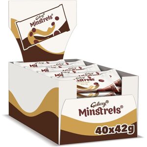 Galaxy Minstrels Chocolate Bag Bulk Box, Chocolate Gift, Milk Chocolate, Bulk C Galaxy Minstrels Chocolate Bag Bulk Box, Chocolate Gift, Milk Chocolate, Bulk C