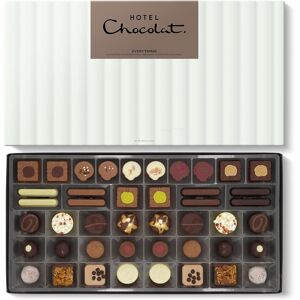 Hotel Chocolat Everything Luxe Box - 40 Milk, White And Dark Chocolates, 525g - Hotel Chocolat Everything Luxe Box - 40 Milk, White And Dark Chocolates, 525g -