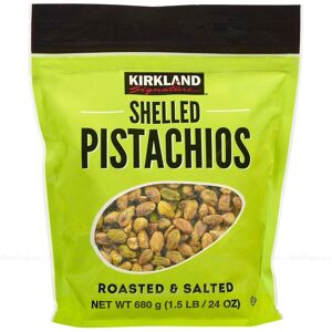 Kirkland Signature Nuts Dry Roasted & Salted Shelled Pistachios Snack Pack 680g Kirkland Signature Nuts Dry Roasted & Salted Shelled Pistachios Snack Pack 680g