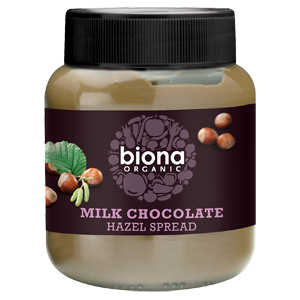 Biona Organic Milk Chocolate Hazelnut Spread 350g-5 Pack Biona Organic Milk Chocolate Hazelnut Spread 350g-5 Pack