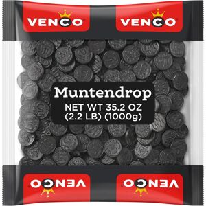 Venco - Coins (Muntendrop) Liquorice 1kg X 1 Venco - Coins (Muntendrop) Liquorice 1kg X 1